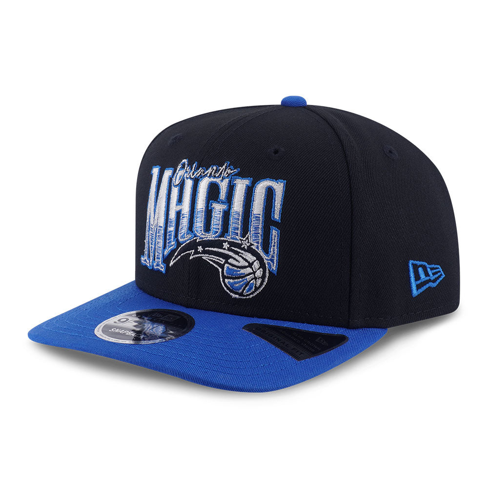 New Era Orlando Magic Net Infilled Black Blue 9FIFTY Snapback Cap