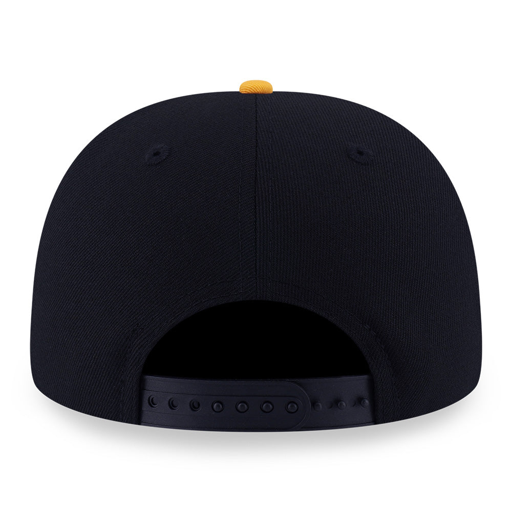 New Era Los Angeles Lakers Net Infilled Black Yellow 9FIFTY Snapback Cap