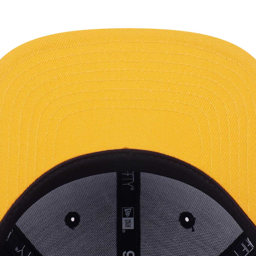 New Era Los Angeles Lakers Net Infilled Black Yellow 9FIFTY Snapback Cap