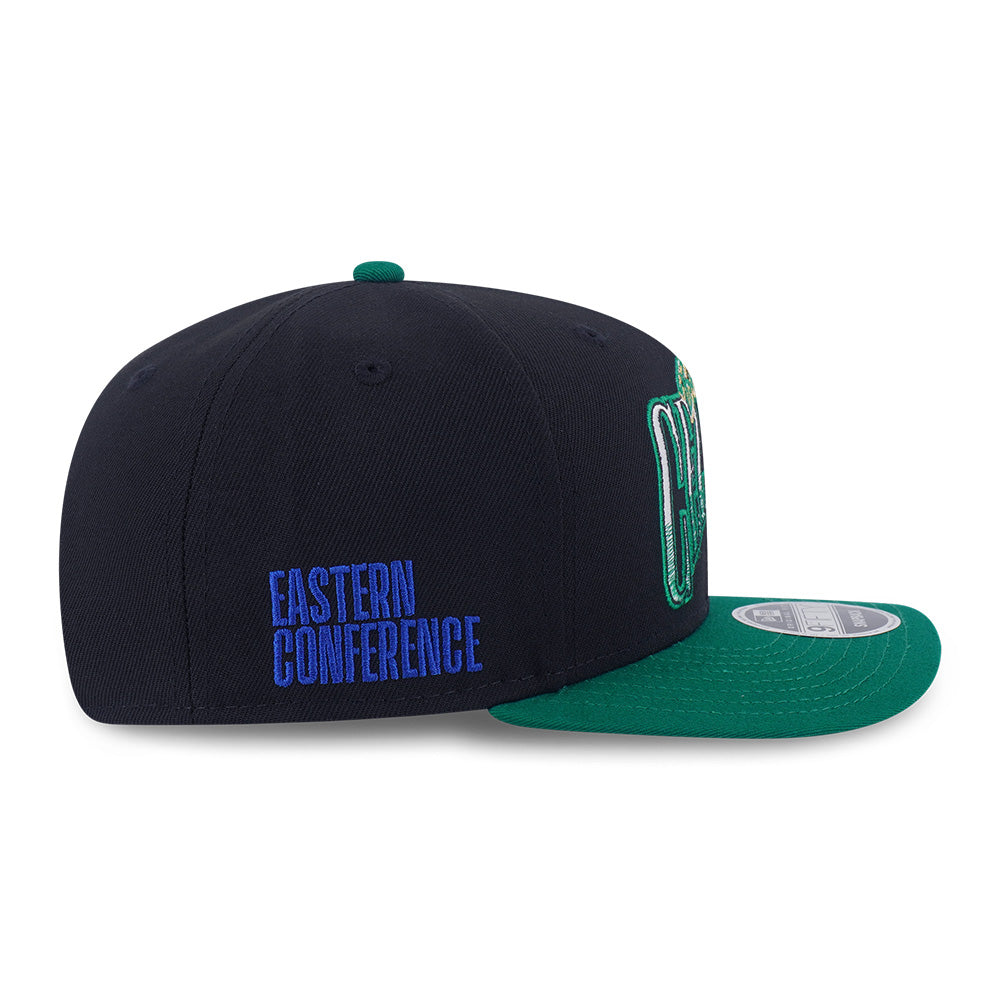 New Era Boston Celtics Net Infilled Black Green 9FIFTY Snapback Cap