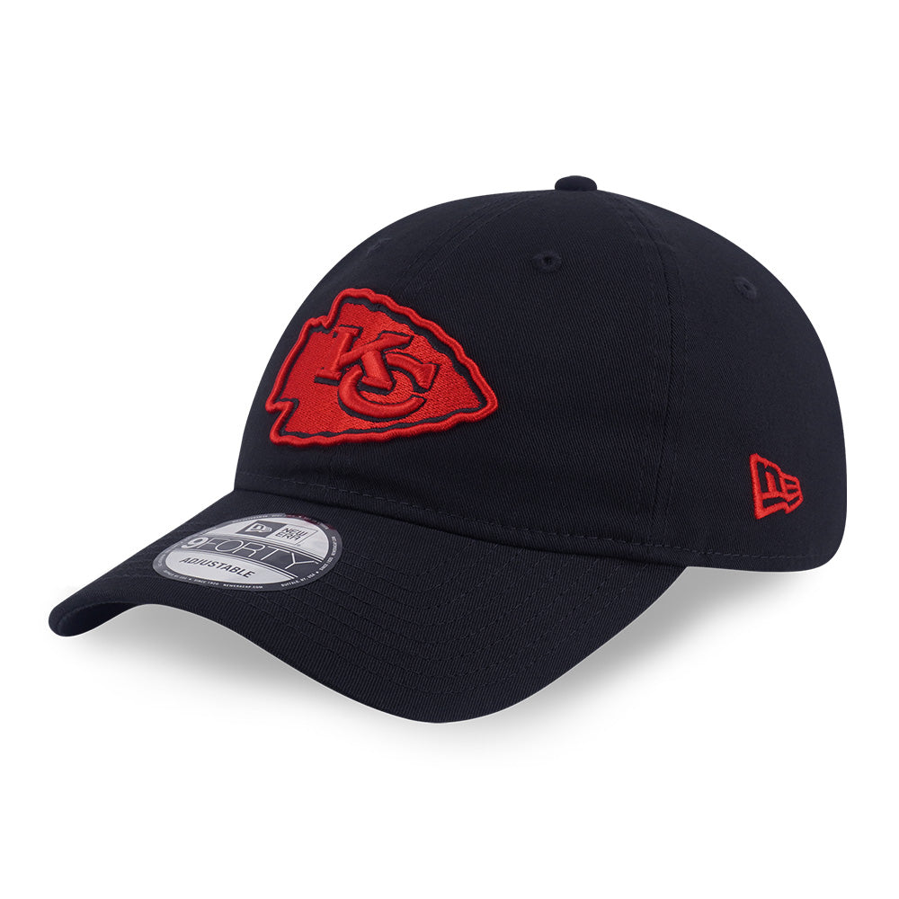New Era Kansas City Chiefs Historic Black 9FORTY Unstructured Adjustable Cap