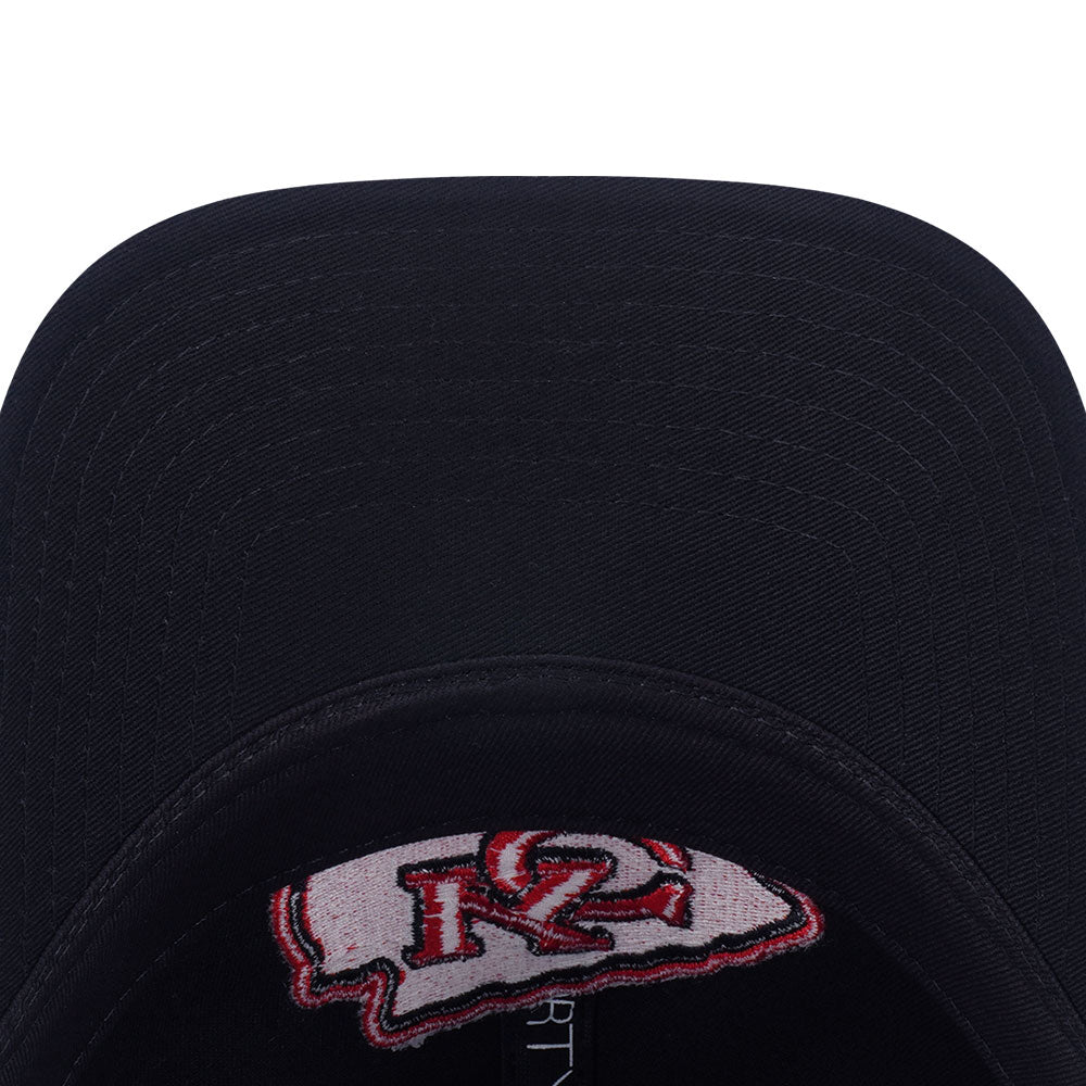 New Era Kansas City Chiefs Historic Black 9FORTY Unstructured Adjustable Cap