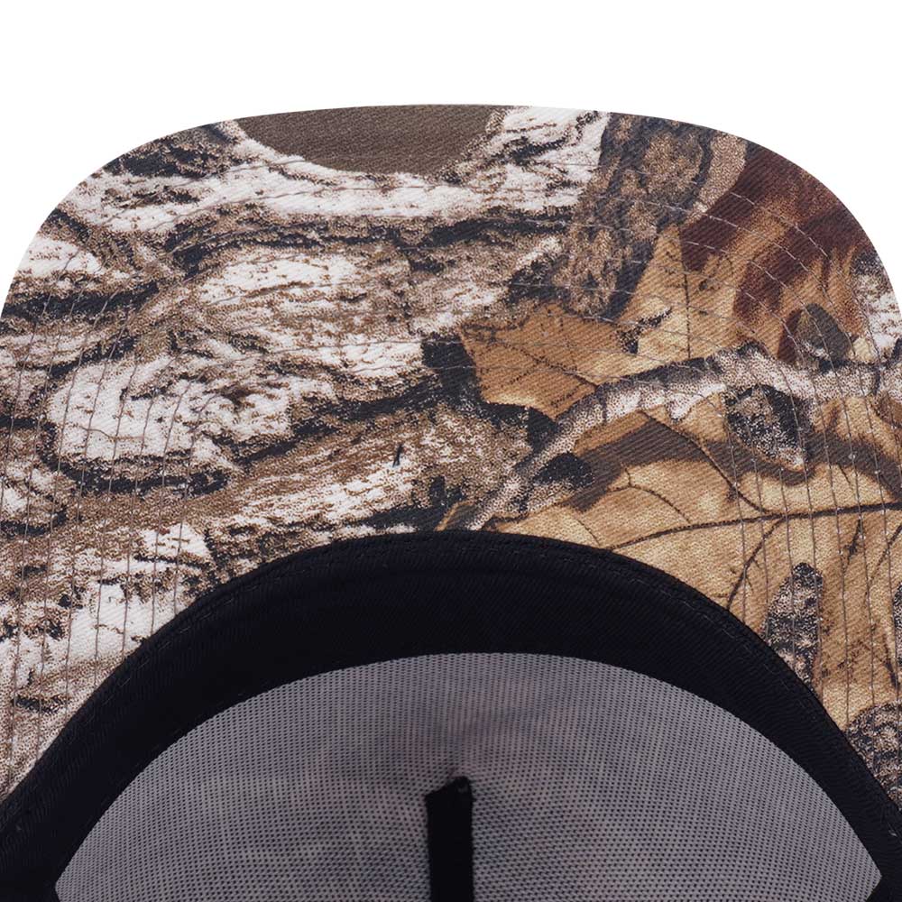 New Era Earthy Skin Real Tree Edge Light Bronze 9FORTY A-Frame Trucker Snapback Cap