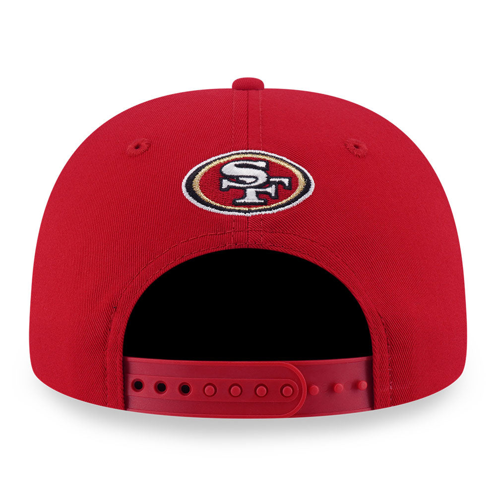 New Era San Francisco 49ers Fun Graphic Scarlet 9FORTY A-Frame Snapback Cap