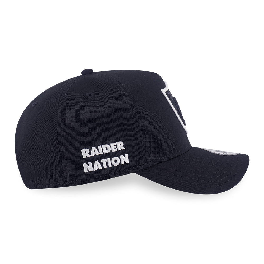 New Era Las Vegas Raiders Fun Graphic Black 9FORTY A-Frame Snapback Cap