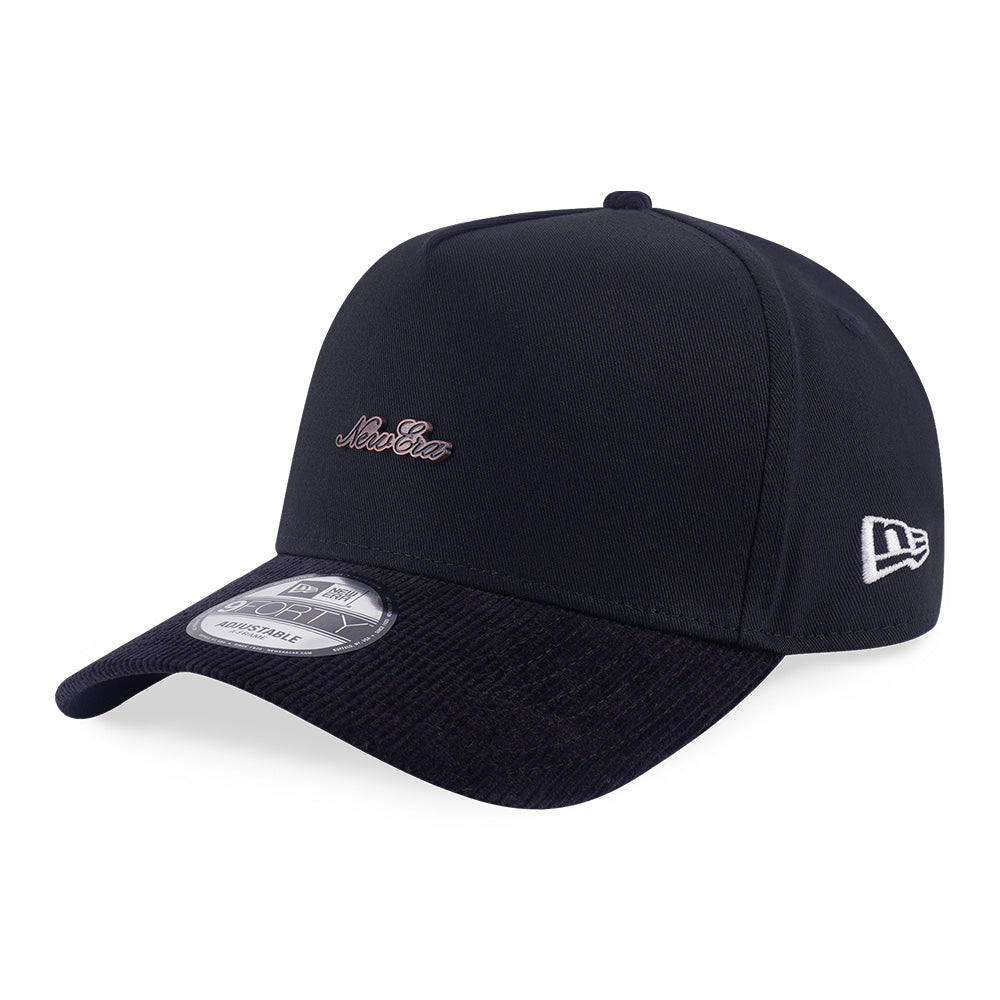 New Era Script Metal Copper Black 9FORTY A-Frame Snapback Cap