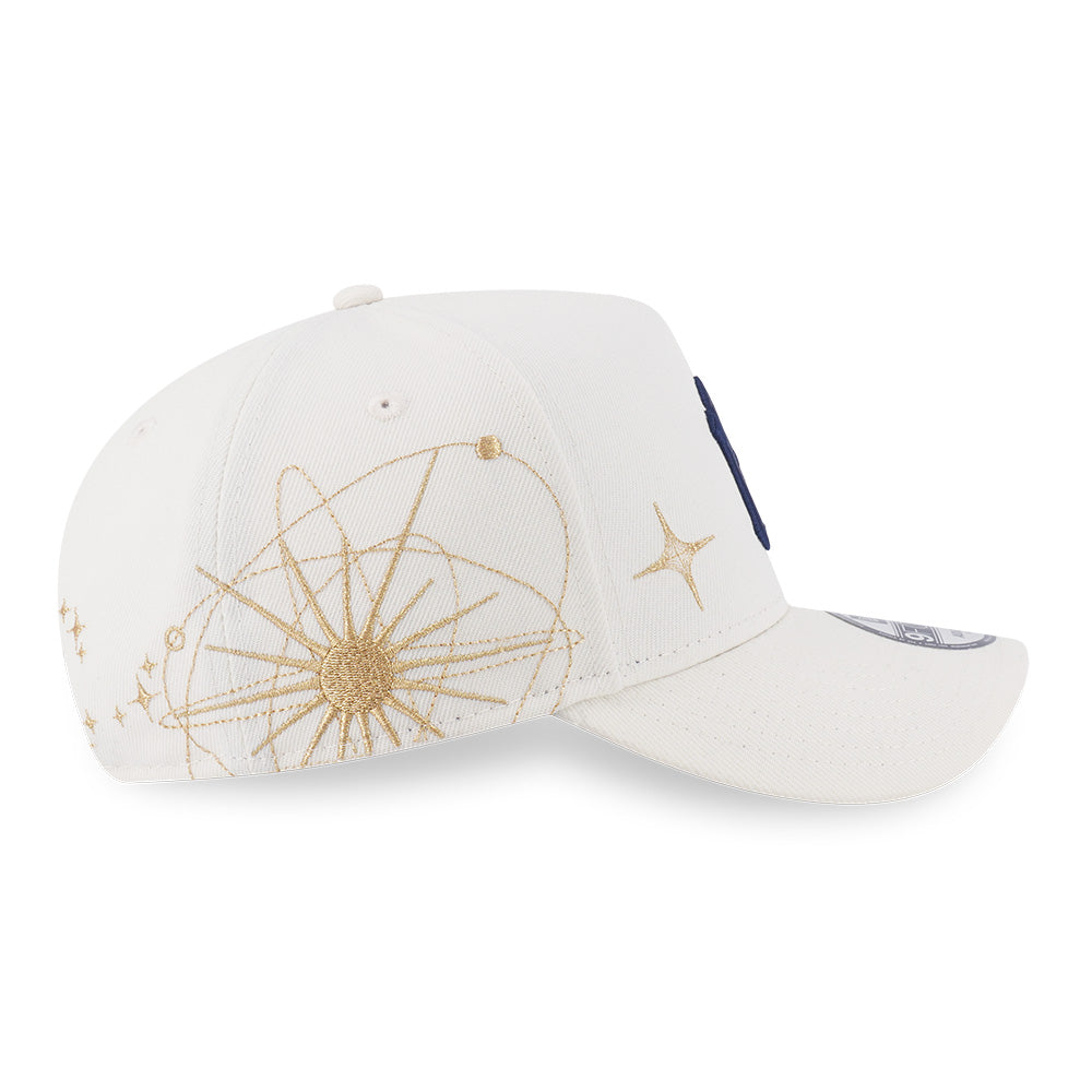 New Era New York Yankees Cosmic Craft Chrome White 9FORTY A-Frame Snapback Cap