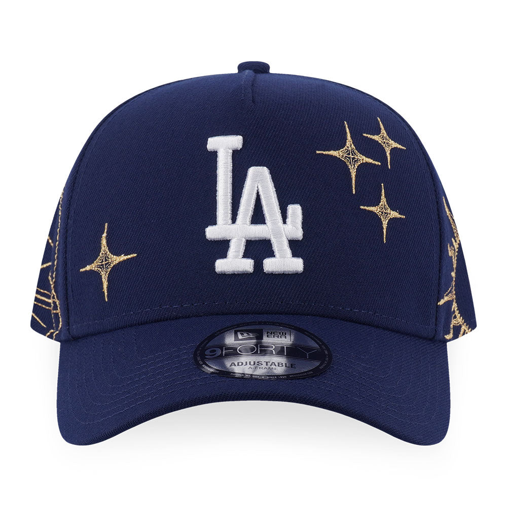 New Era Los Angeles Dodgers Cosmic Craft Oceanside Blue 9FORTY A-Frame Snapback Cap