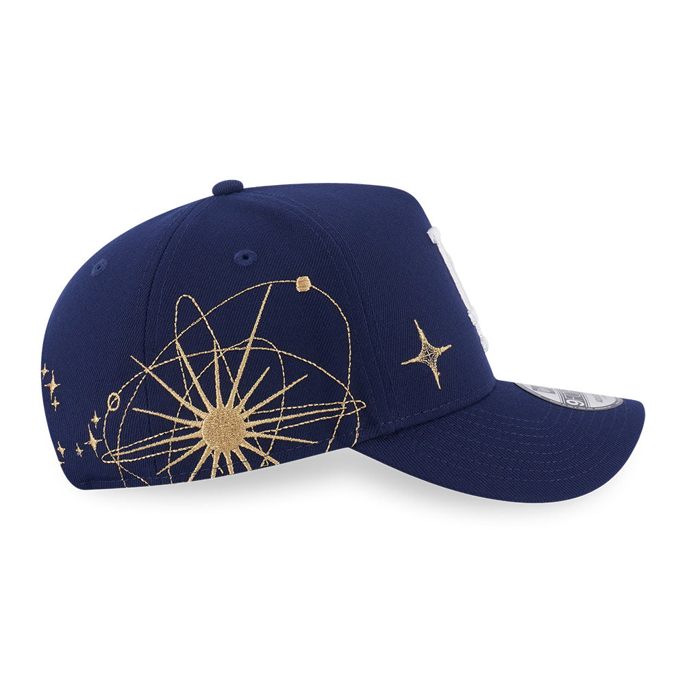 New Era Los Angeles Dodgers Cosmic Craft Oceanside Blue 9FORTY A-Frame Snapback Cap