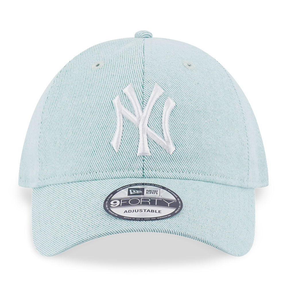 New Era New York Yankees MLB Pastel Green 9FORTY Adjustable Cap