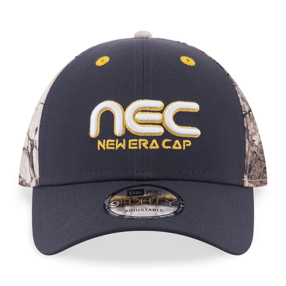 New Era NEC Earthy Skin Graphite Real Tree Snow 9FORTY Adjustable Cap