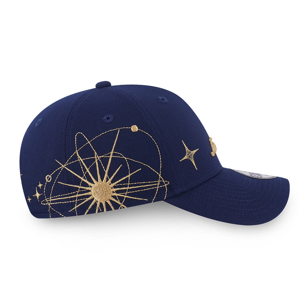 New Era Script Cosmic Craft Oceanside Blue 9FORTY Adjustable Cap