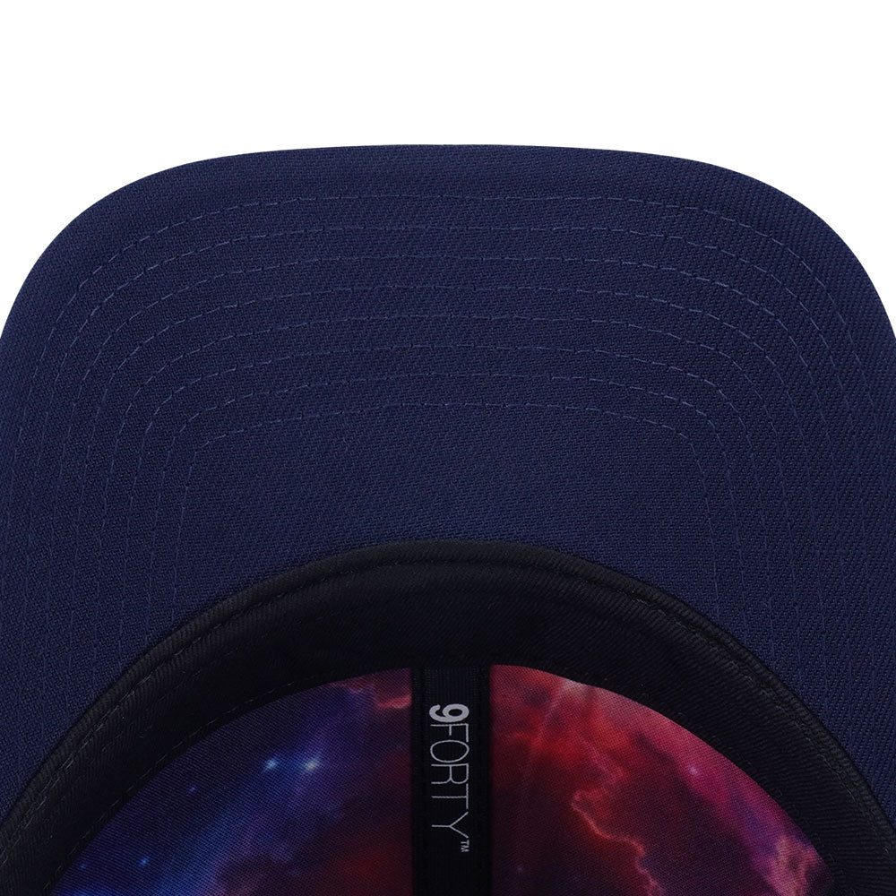 New Era Script Cosmic Craft Oceanside Blue 9FORTY Adjustable Cap