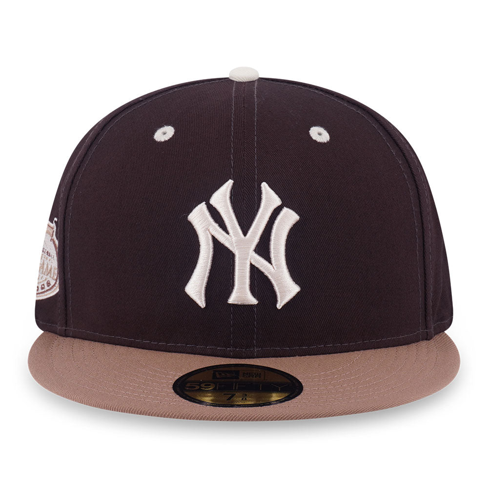 New Era New York Yankees 5950 Pack Iced Latte Chocolate Brown 59FIFTY Fitted Cap