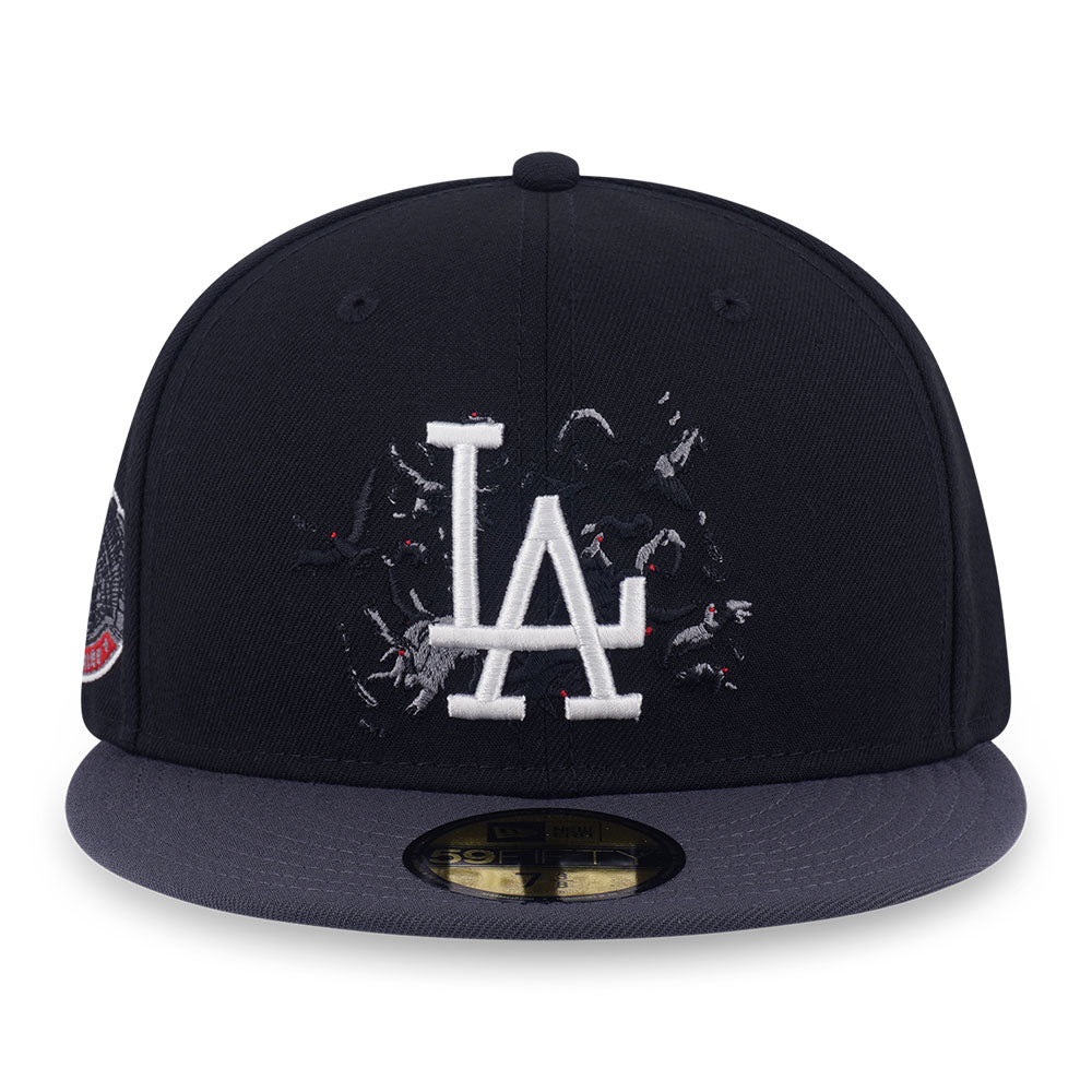 New Era Los Angeles Dodgers 5950 Pack Crows Black 59FIFTY Fitted Cap