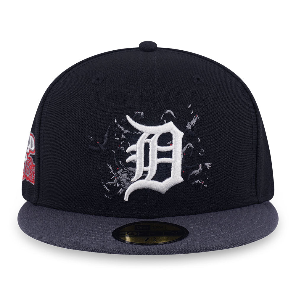 New Era Detroit Tigers 5950 Pack Crows Black 59FIFTY Fitted Cap