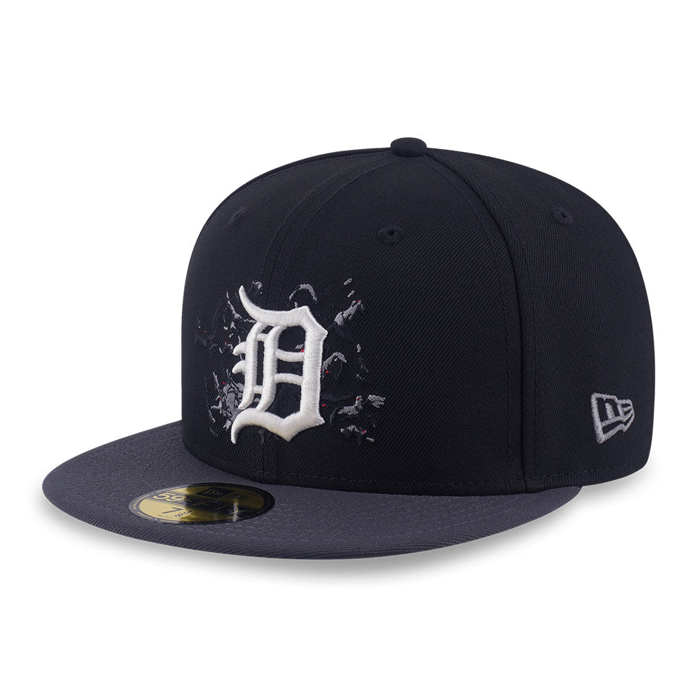 New Era Detroit Tigers 5950 Pack Crows Black 59FIFTY Fitted Cap