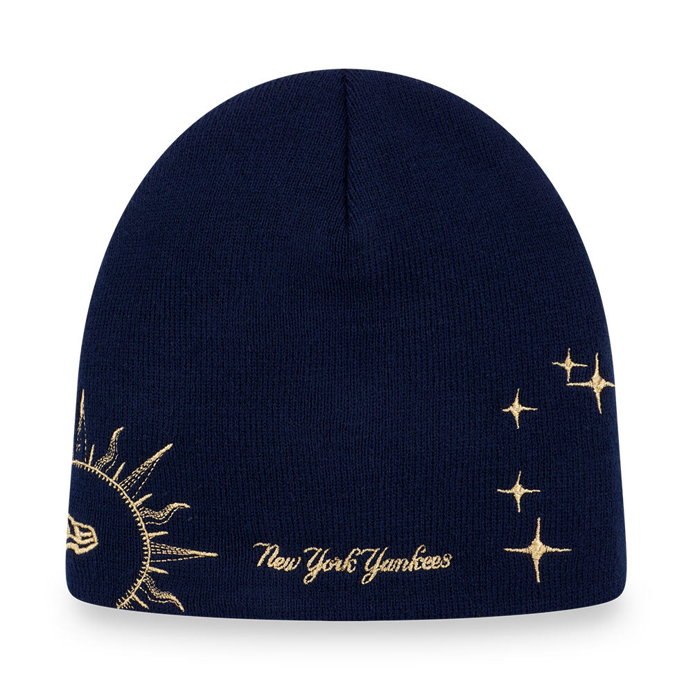 New Era New York Yankees Cosmic Craft Oceanside Blue Beanie