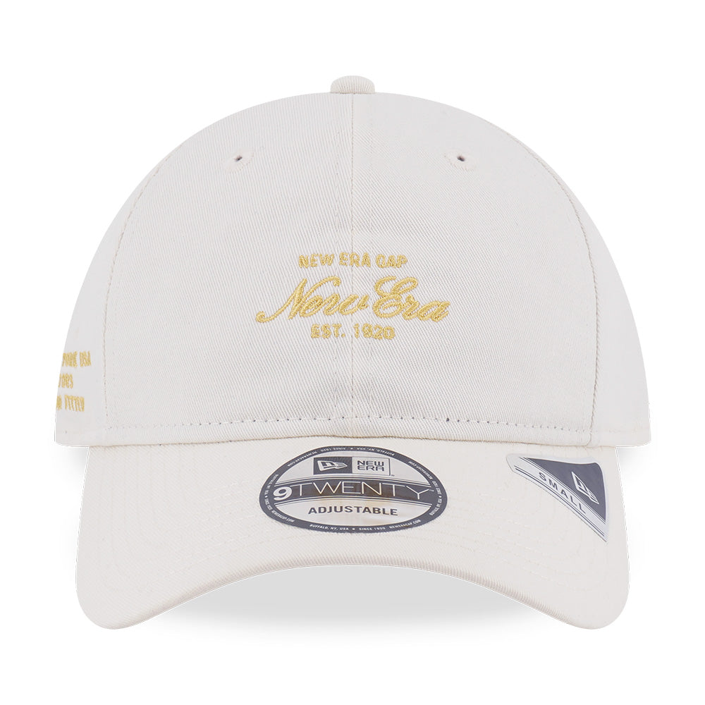 New Era Script FW25 Chrome White 9TWENTY Small Adjustable Cap