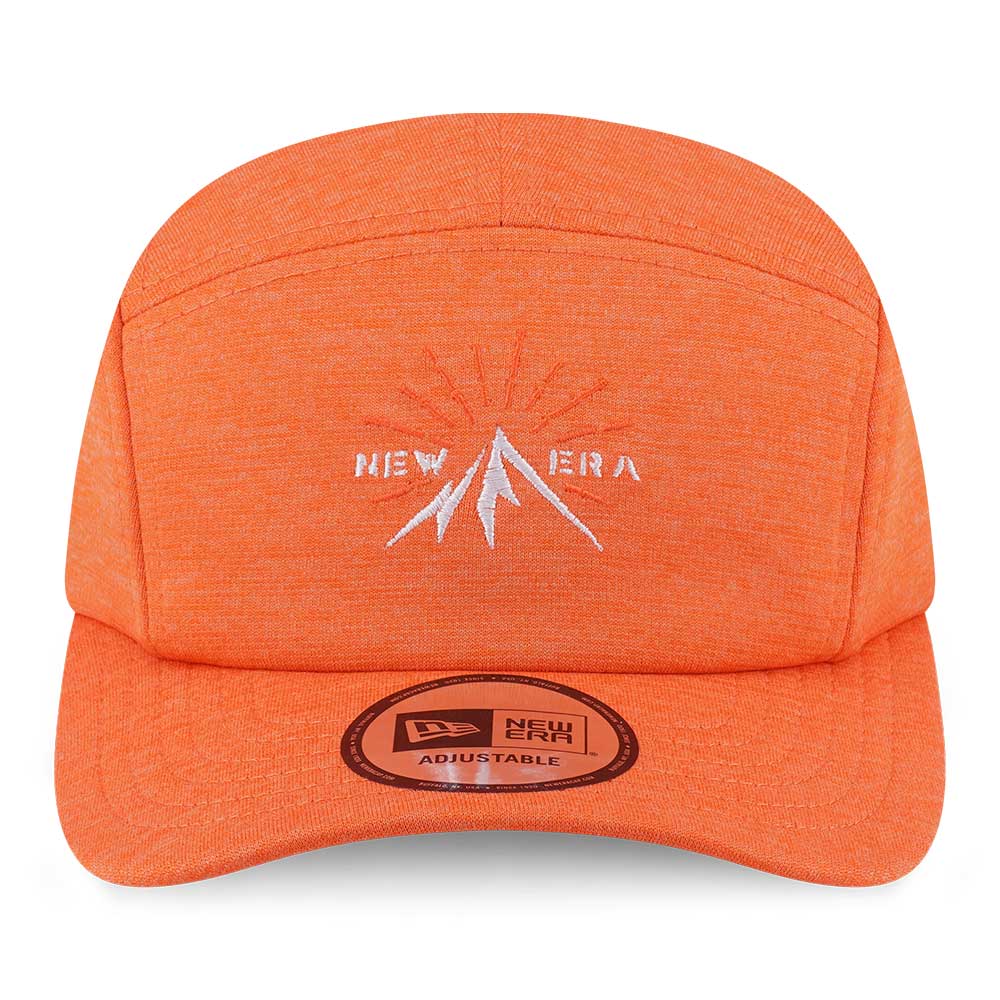 New Era Mountain Graphic FW2025 Deep Auburn Fight Orange Camper Curved Visor Hat