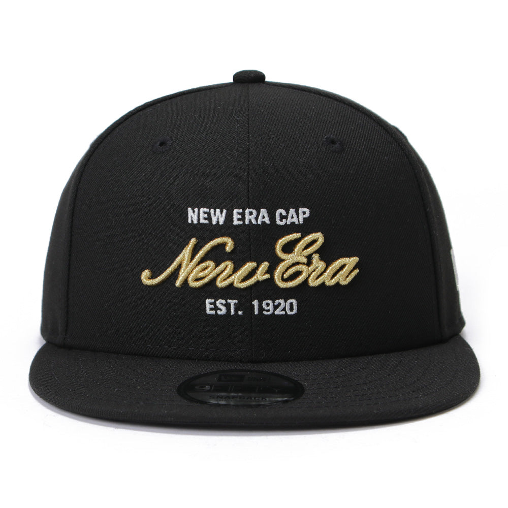 Script FW25 Black 9FIFTY Snapback Cap