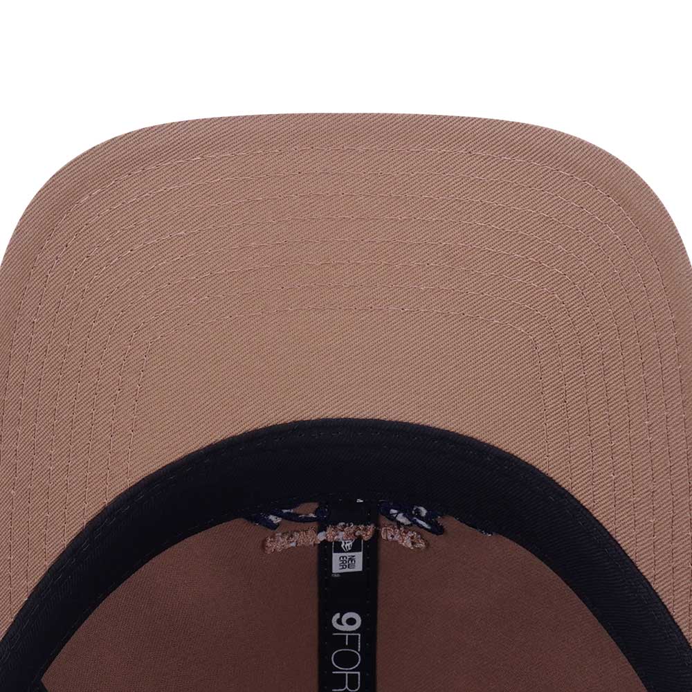 New Era Script FW25 Khaki 9FORTY Unstructured Adjustable Cap