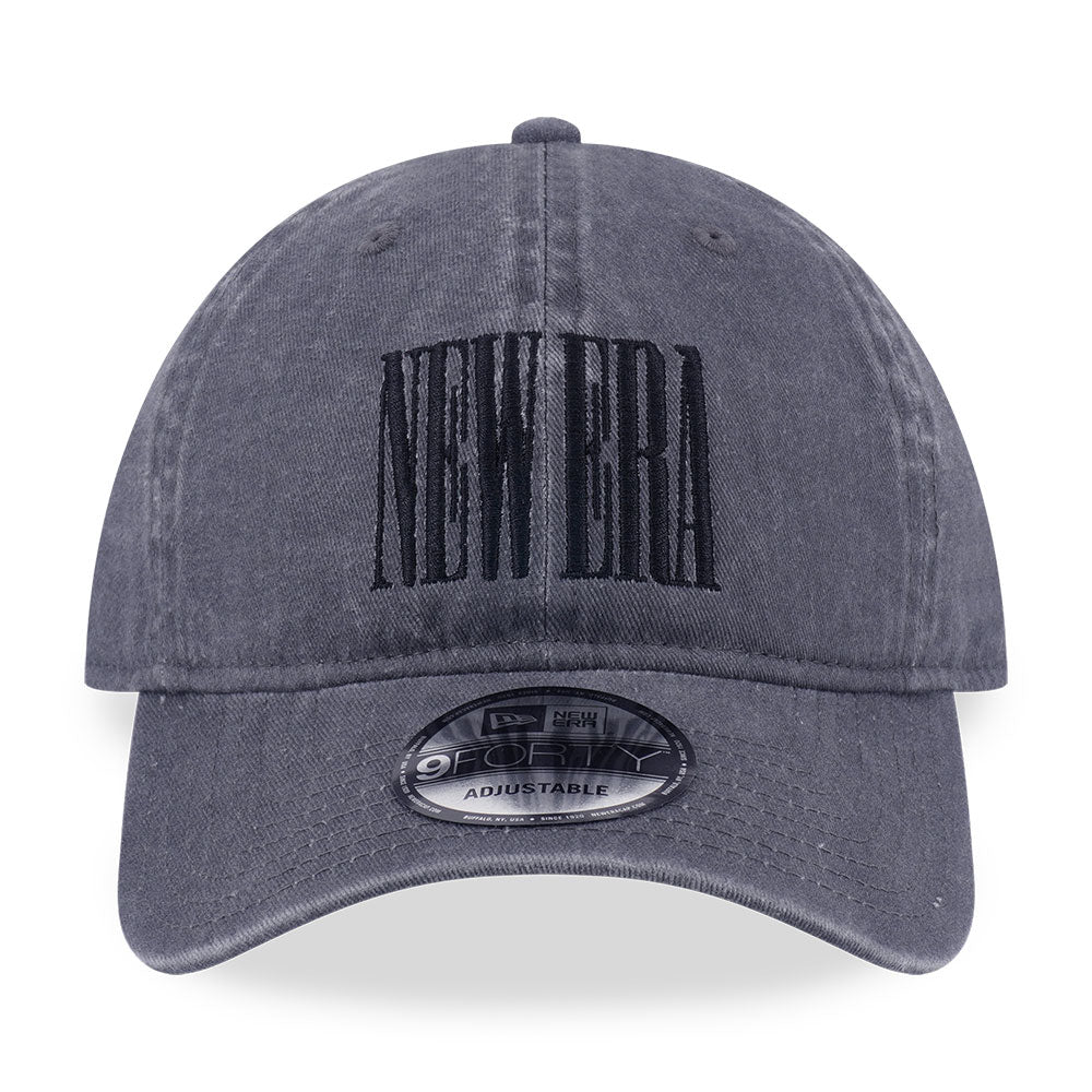 New Era Wordmark 90s Vibe Dolphin Grey 9FORTY Unstructured Adjustable Cap