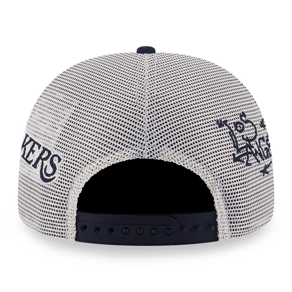 New Era Los Angeles League Mix FW25 Chrome White 9FORTY A-Frame Trucker Cap