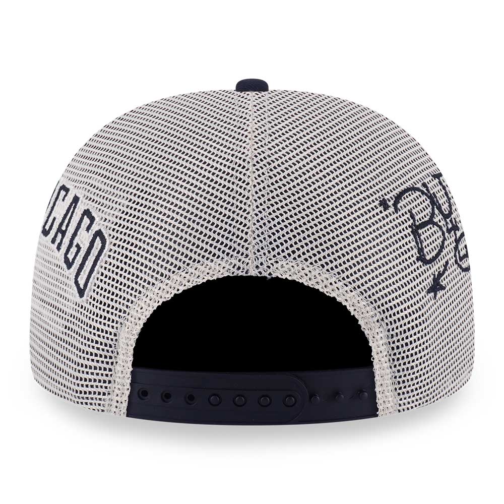 New Era Chicago Bulls League Mix FW25 Chrome White 9FORRTY A-Frame Trucker Cap