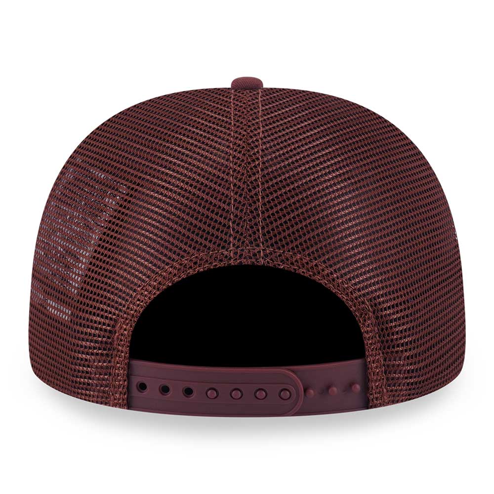 New Era New York Yankees Color Era FW25 Deep Auburn 9FORTY A-Frame Trucker Snapback Cap