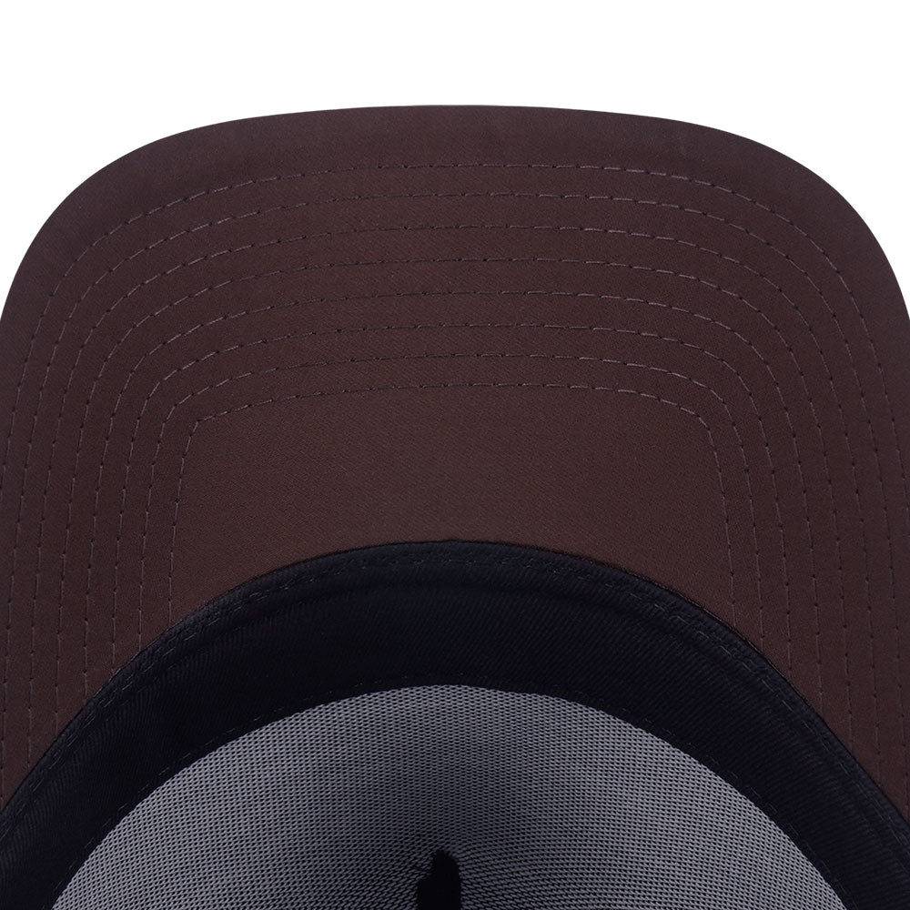 New Era Los Angeles Dodgers TPU Badge FW25 Walnut 9FORTY A-Frame Adjustable Cap