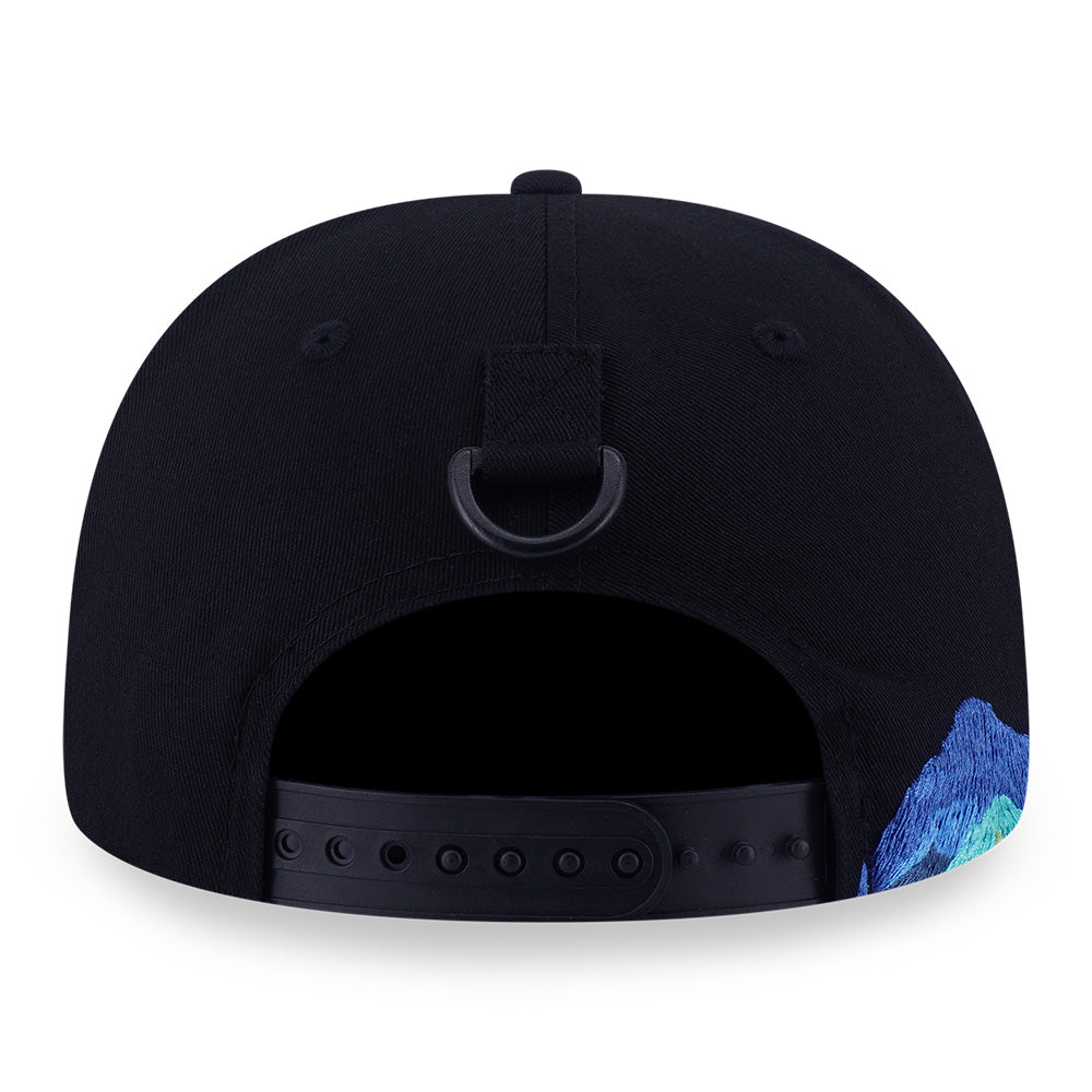 New Era Mountain Logo FW25 Black 9FORTY A-Frame Snapback Cap