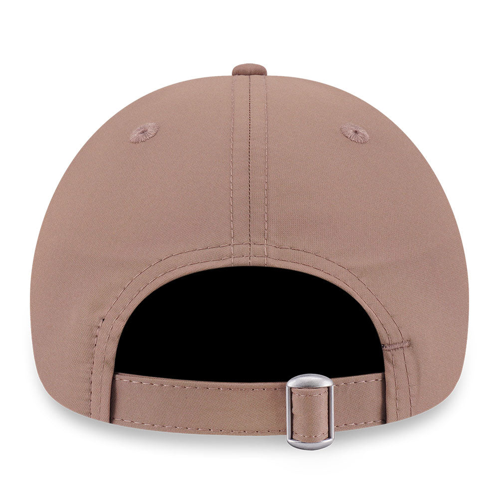 New Era Script TPU Badge FW25 Khaki 9FORTY A-Frame Adjustable Cap