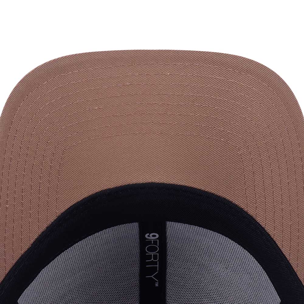 New Era Script FW25 Khaki 9FORTY Adjustable Cap