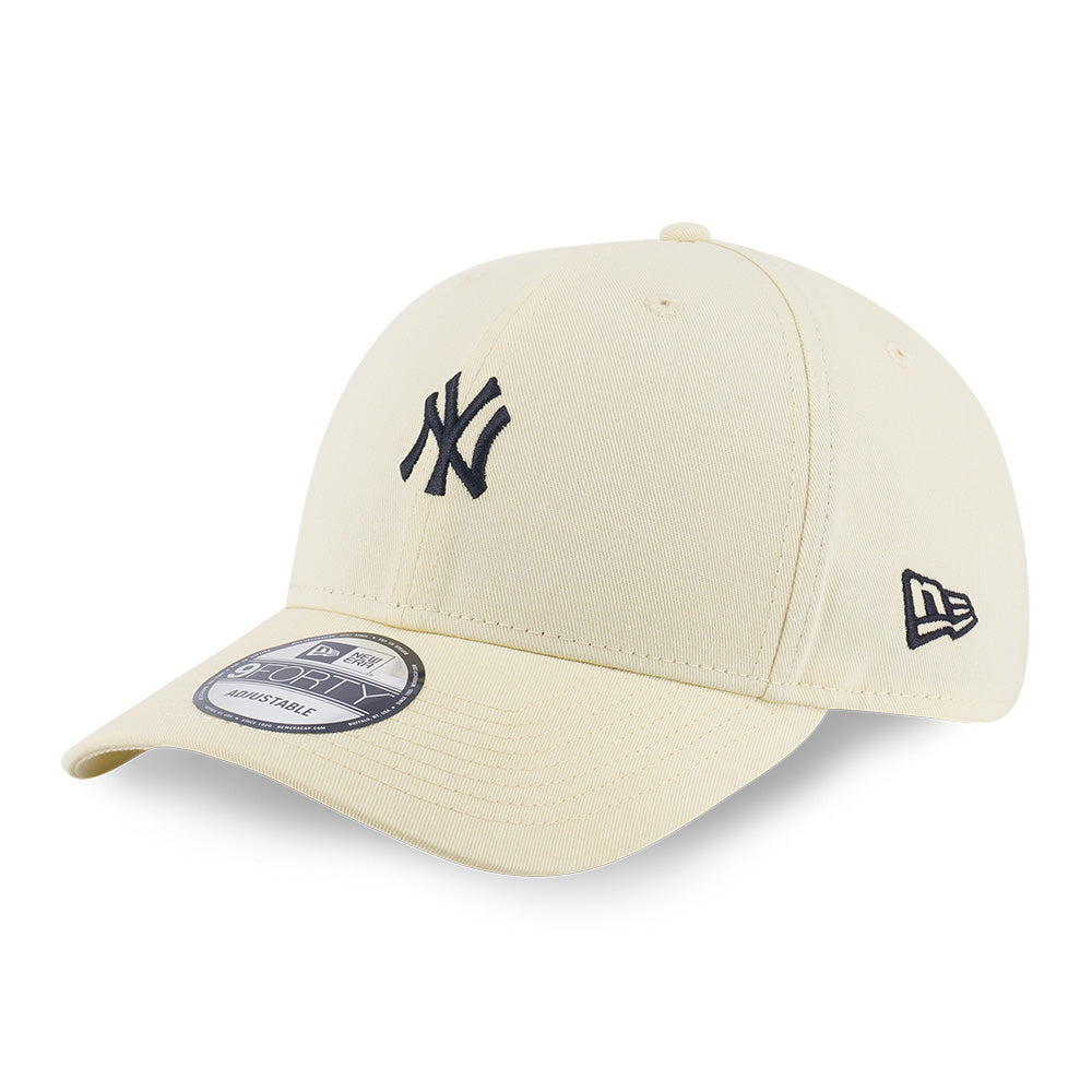 New Era New York Yankees Mini Logo Color Era FW25 Power Yellow 9FORTY Adjustable Cap