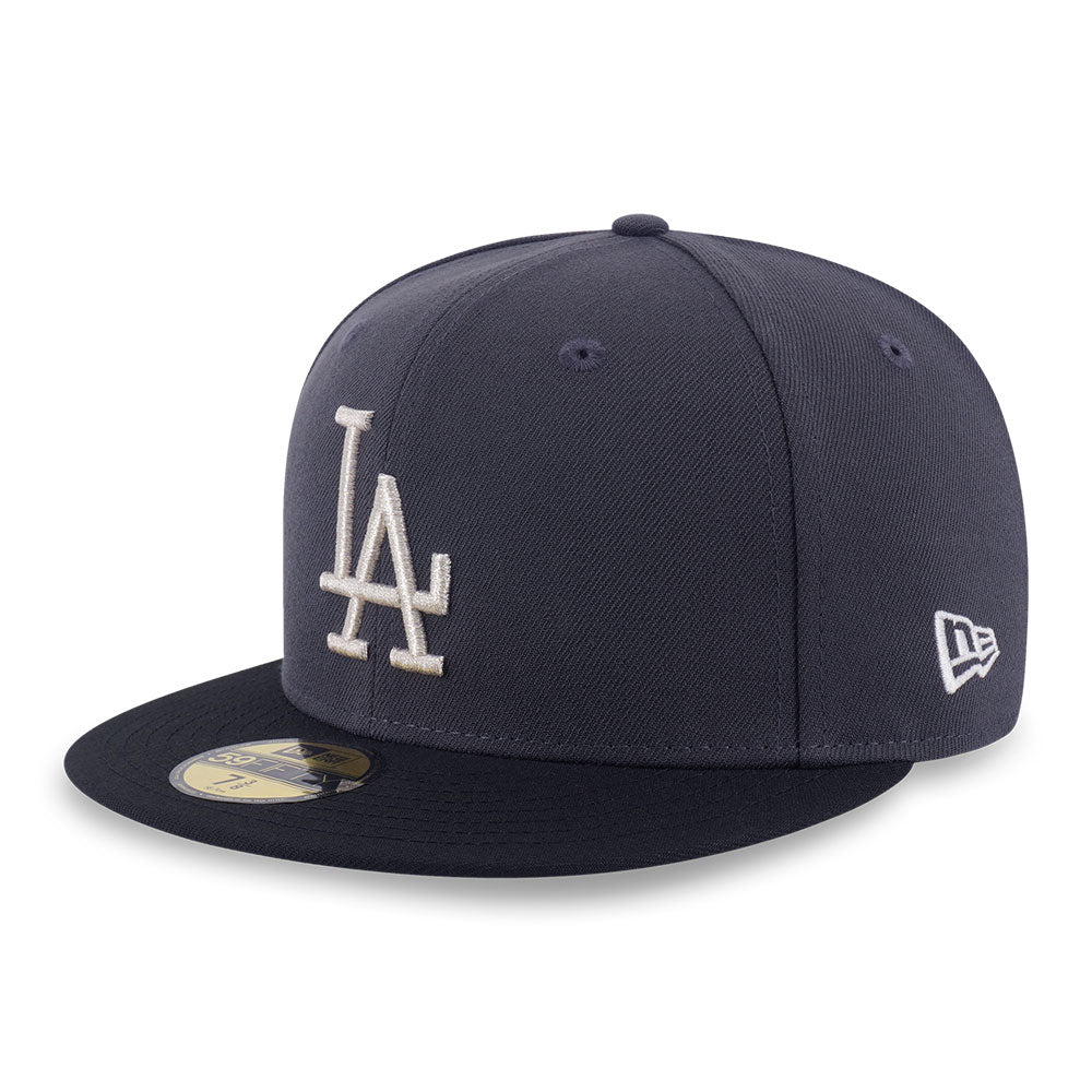 New Era Los Angeles Dodgers 5950 Pack Metallic Graphite 59FIFTY Fitted Cap