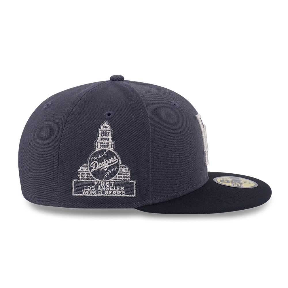 New Era Los Angeles Dodgers 5950 Pack Metallic Graphite 59FIFTY Fitted Cap