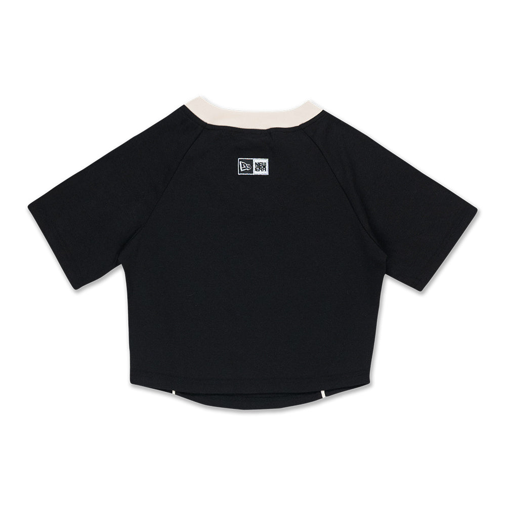 New Era Script FW25 Black Women Slim Fit Soccer Jersey