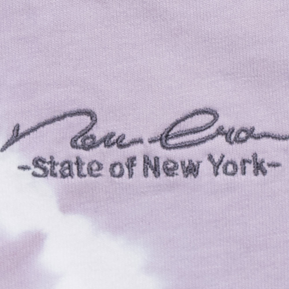 New Era Basic FW25 Soft Lavender Tie Dyed Women Crop Top Short Sleeve T-Shirt