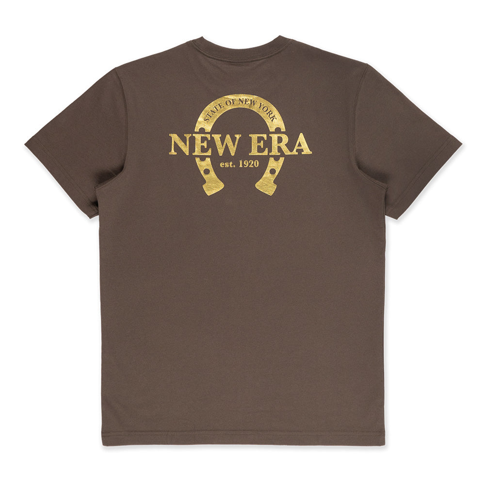 New Era Wordmark Year of the Horse Walnut COOLERA Short Sleeve T-Shirt