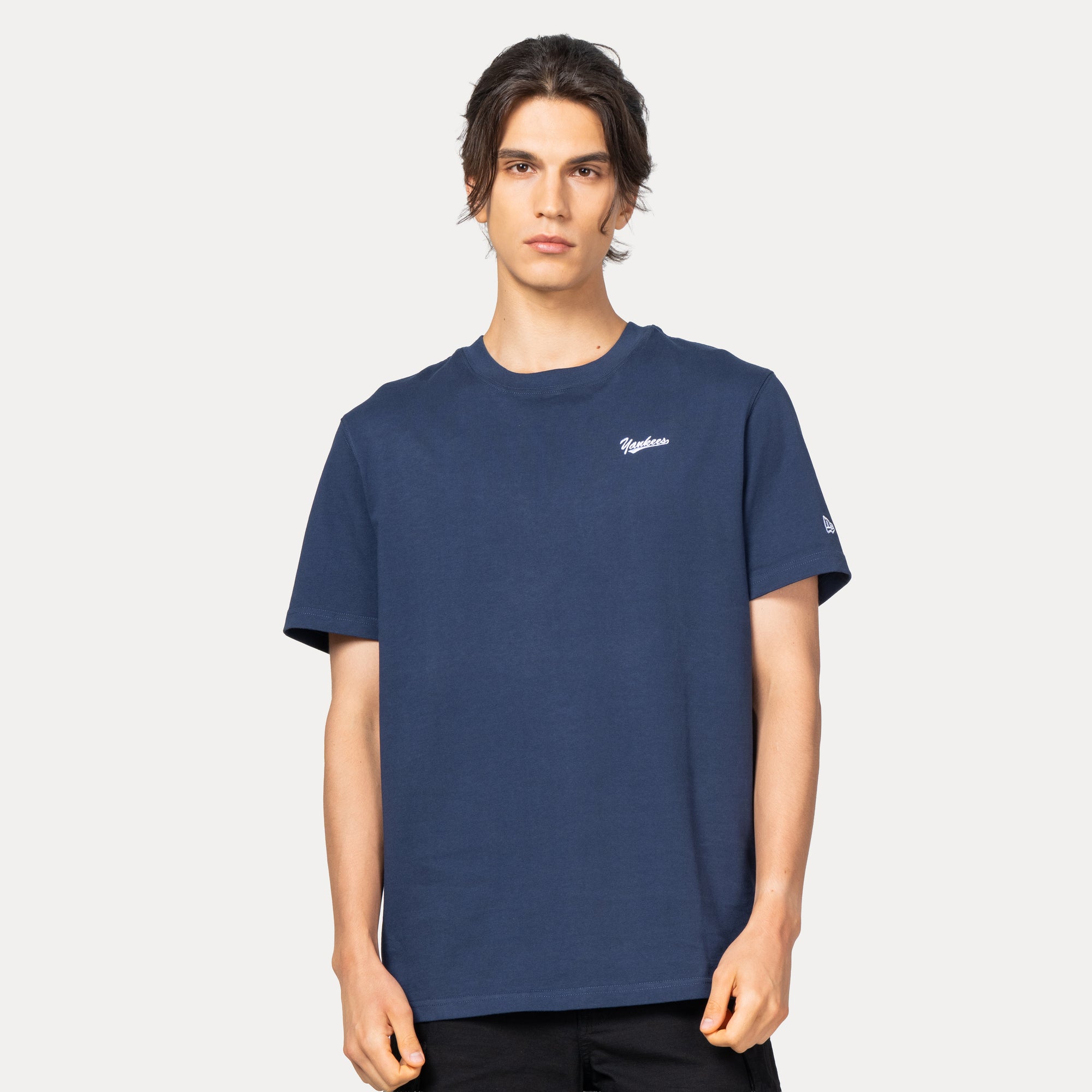 New Era New York Yankees Patchwork Oceanside Blue Short Sleeve T-Shirt