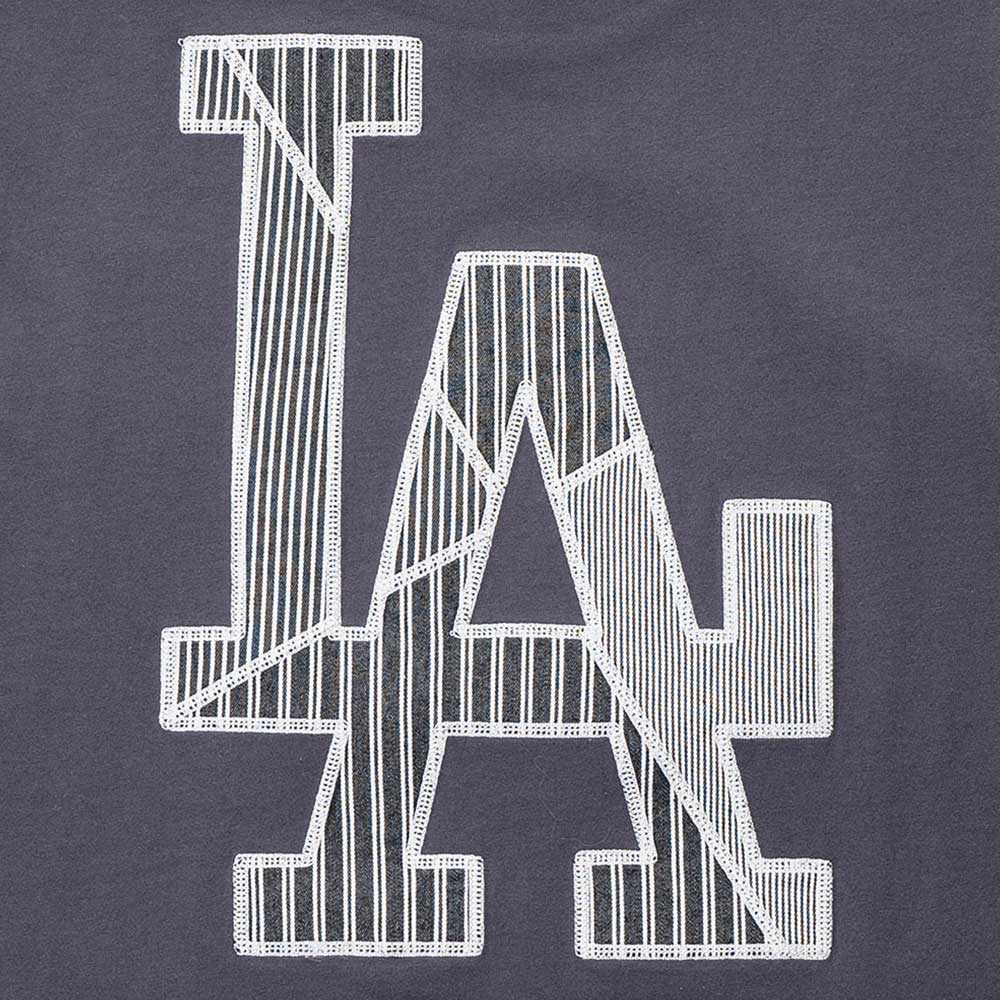 New Era Los Angeles Dodgers Patchwork Graphite Short Sleeve T-Shirt