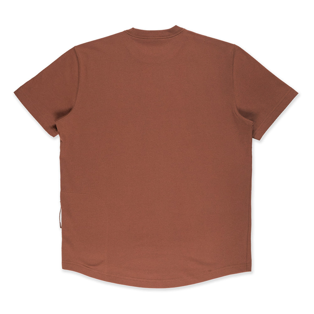 New Era Mountain Logo FW25 Deep Auburn COOLERA Short Sleeve T-Shirt