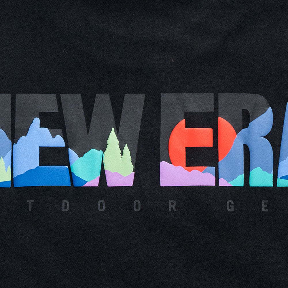 New Era Mountain Logo FW25 Black COOLERA Short Sleeve T-Shirt