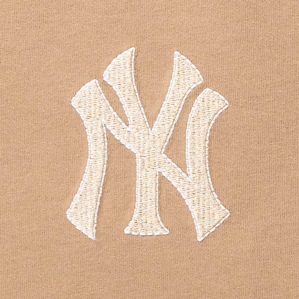 New Era New York Yankees Contrast Stitching Khaki Short Sleeve T-Shirt