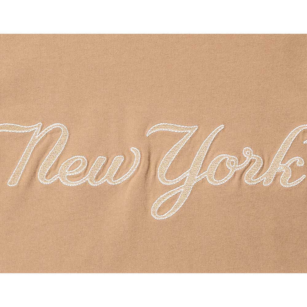 New Era New York Yankees Contrast Stitching Khaki Short Sleeve T-Shirt