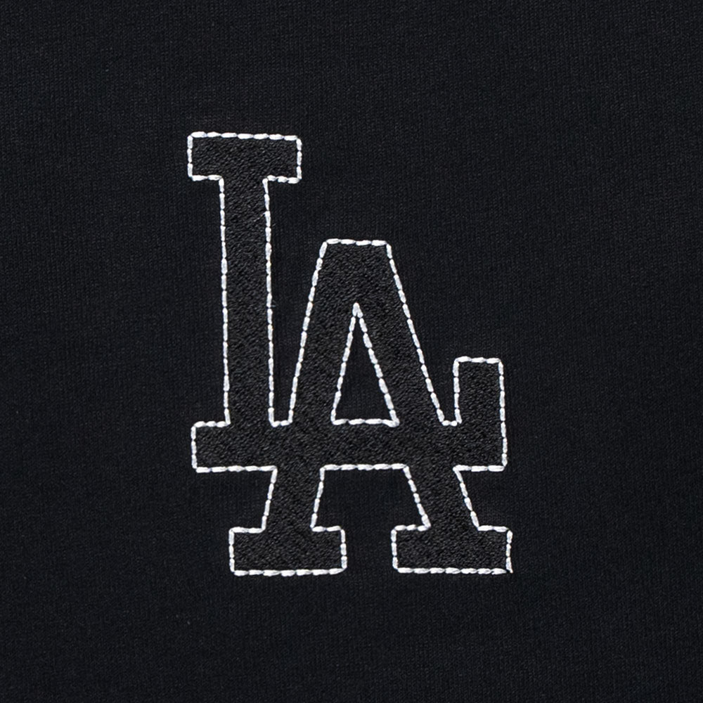 New Era Los Angeles Dodgers Contrast Stitching Black Short Sleeve T-Shirt
