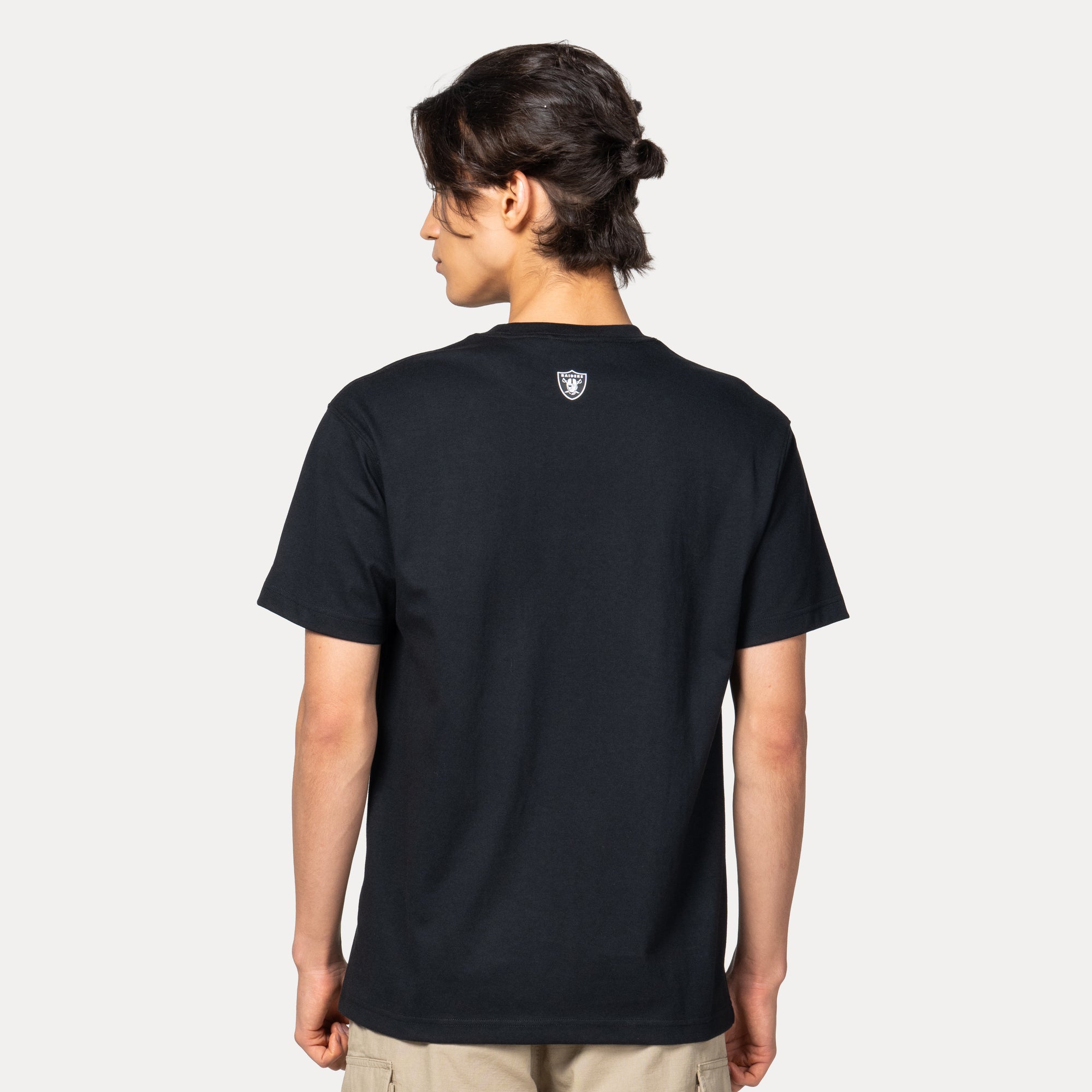 New Era Las Vegas Raiders Mix League Script Black COOLERA Short Sleeve T-Shirt