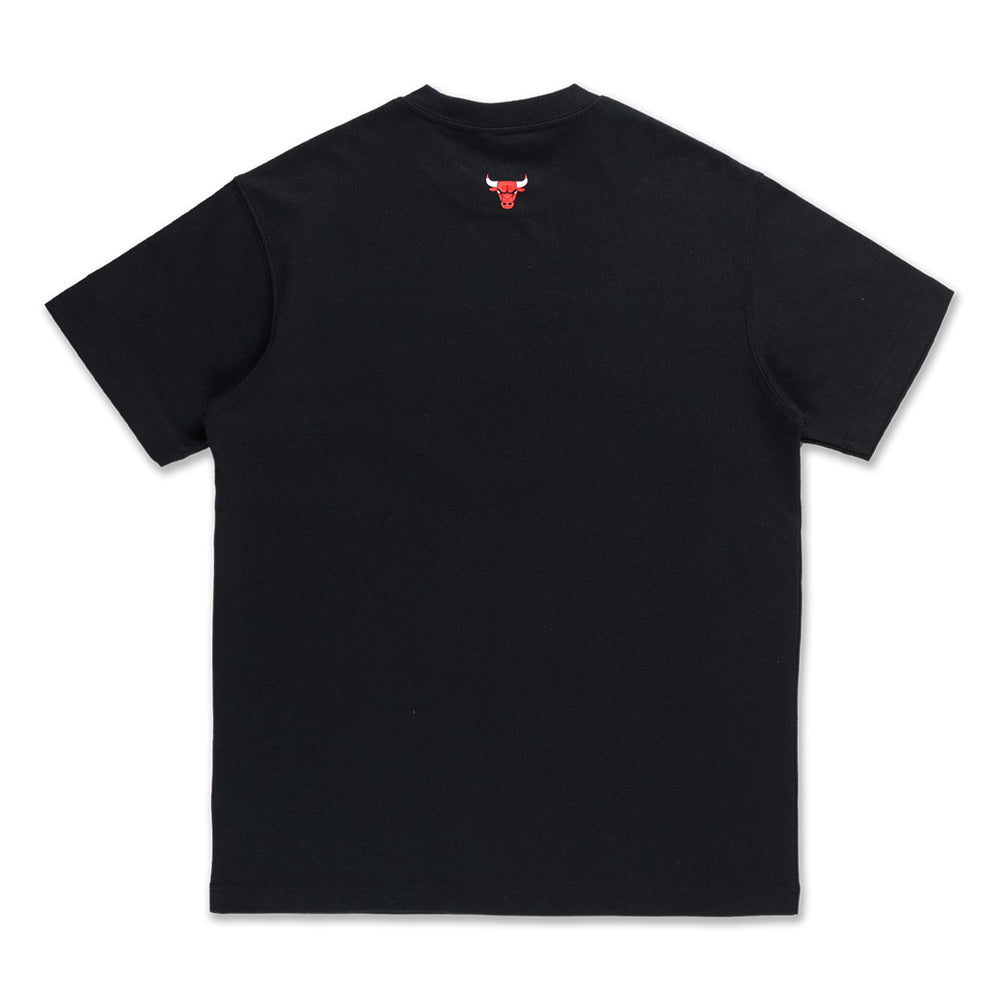 New Era Chicago Bulls Mix League Script Black COOLERA Short Sleeve T-Shirt
