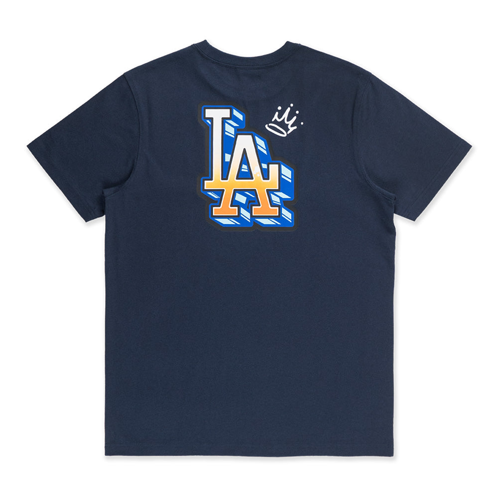 New Era Los Angeles Dodgers League Mix FW25 Oceanside Blue Short Sleeve T-Shirt